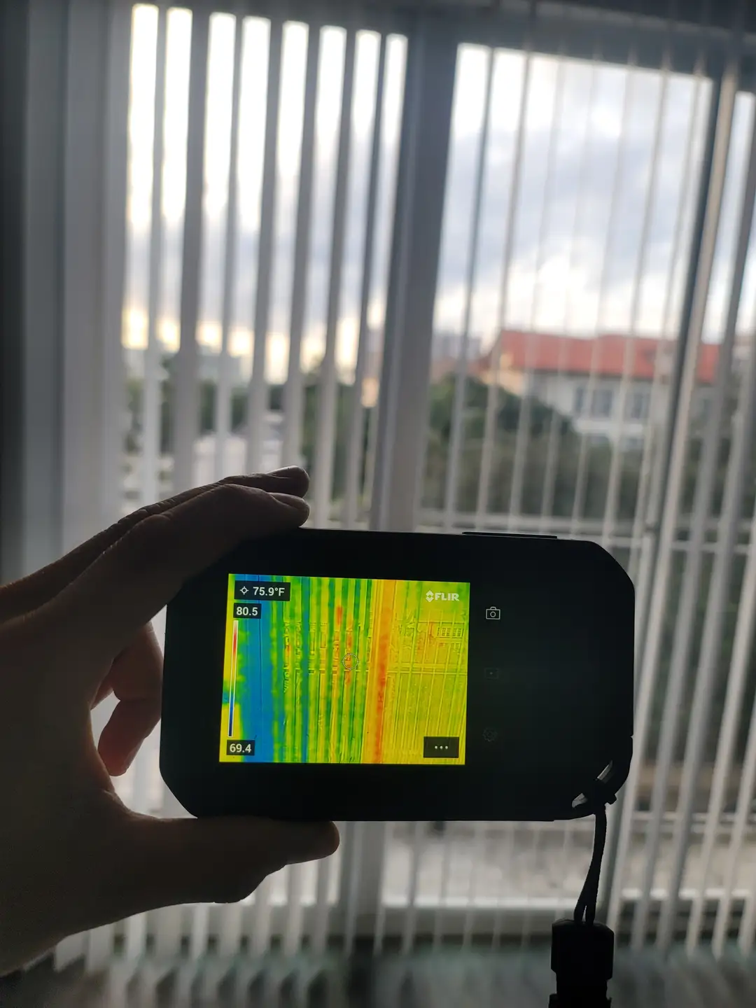 FLIR thermal imaging during home inspection in South Florida